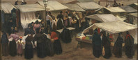 KS 115
<br/>
Nieuwmarkt te Amsterdam
<br/>
<em>Dekker, Hendrik Adriaan Christiaan (1836-1905)</em>
